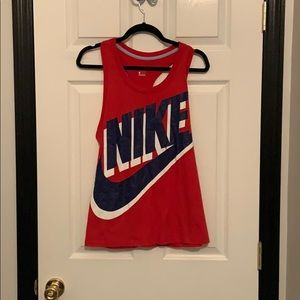 Nike Red, White and Blue Tank